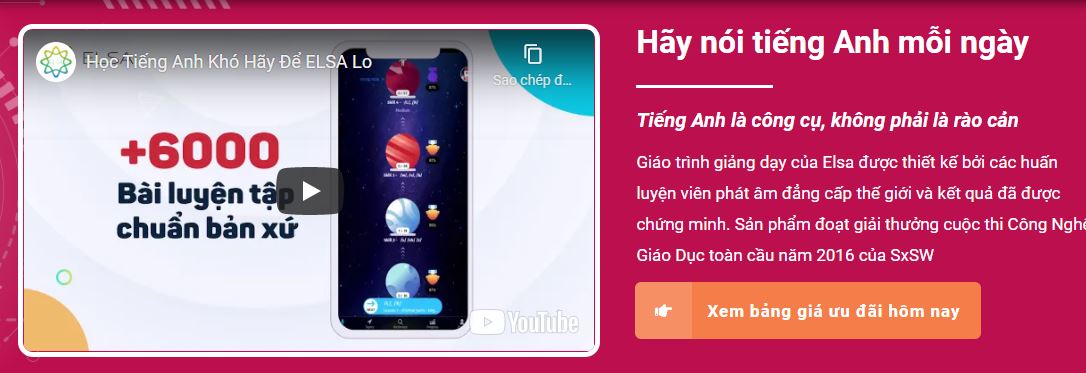 ứng dụng tiếng anh hiệu quả