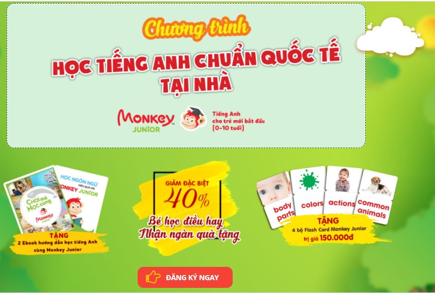 ứng dụng tiếng anh cho bé