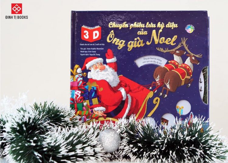 Sách dựng hình 3D - Chuyến phiêu lưu kỳ diệu của Ông già Noel