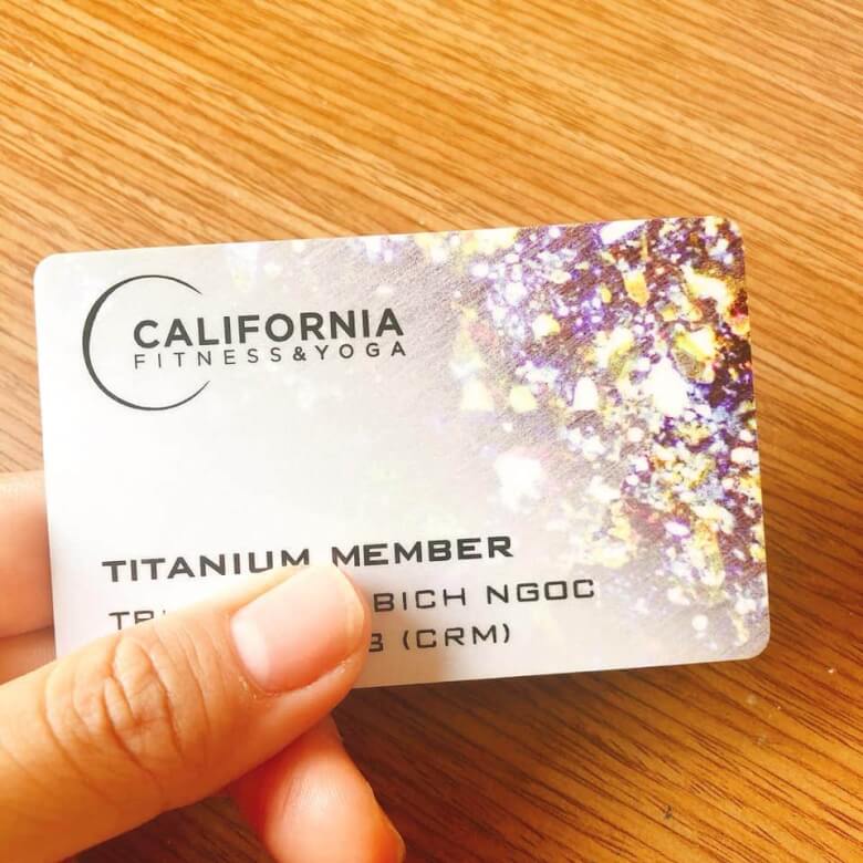 Thẻ tập California Fitness Titanium