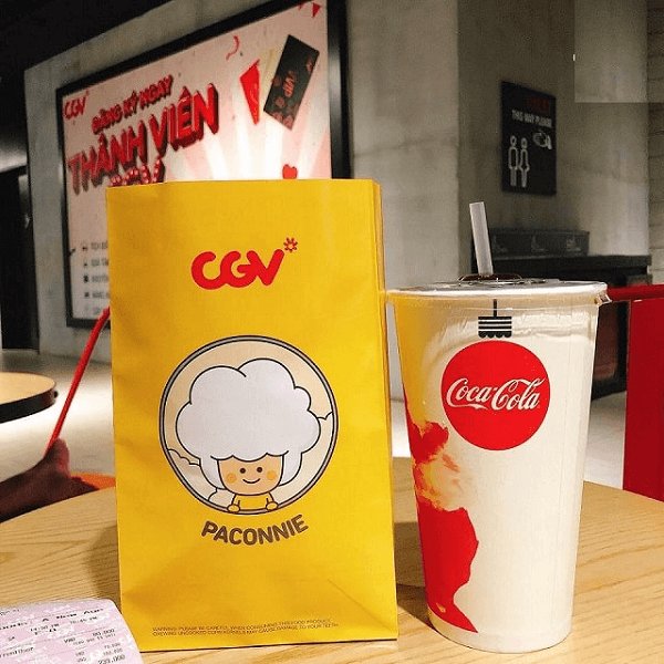 giá vé combo bắp nước cgv