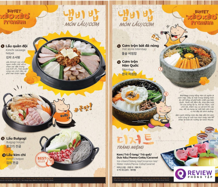 menu gogi