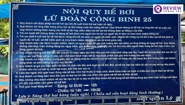 hồ bơi công binh, ho boi cong binh 